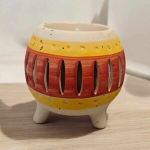 Brûle-Parfum Ballo en Céramique – Peint à la Main et Personnalisable