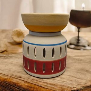 Brûle-Parfum en céramique peint à la main et personnalisable