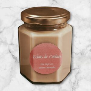 Bougie parfumée Eclats de cookies - L&K Les Trésors Madeleine
