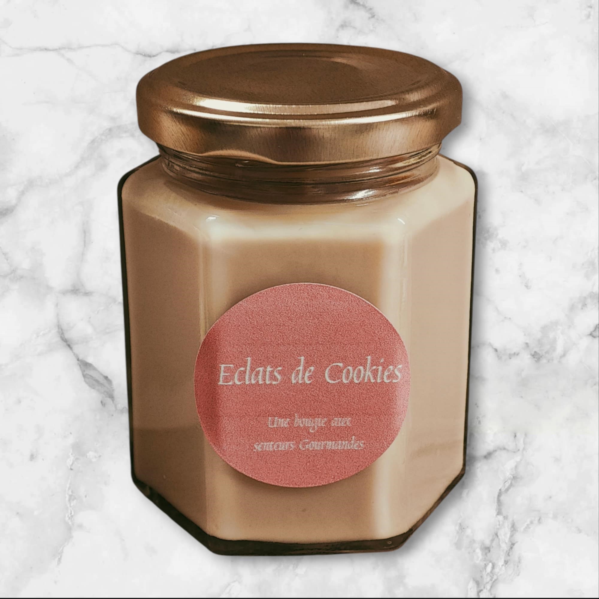 Bougie parfumée Eclats de cookies - L&K Les Trésors Madeleine